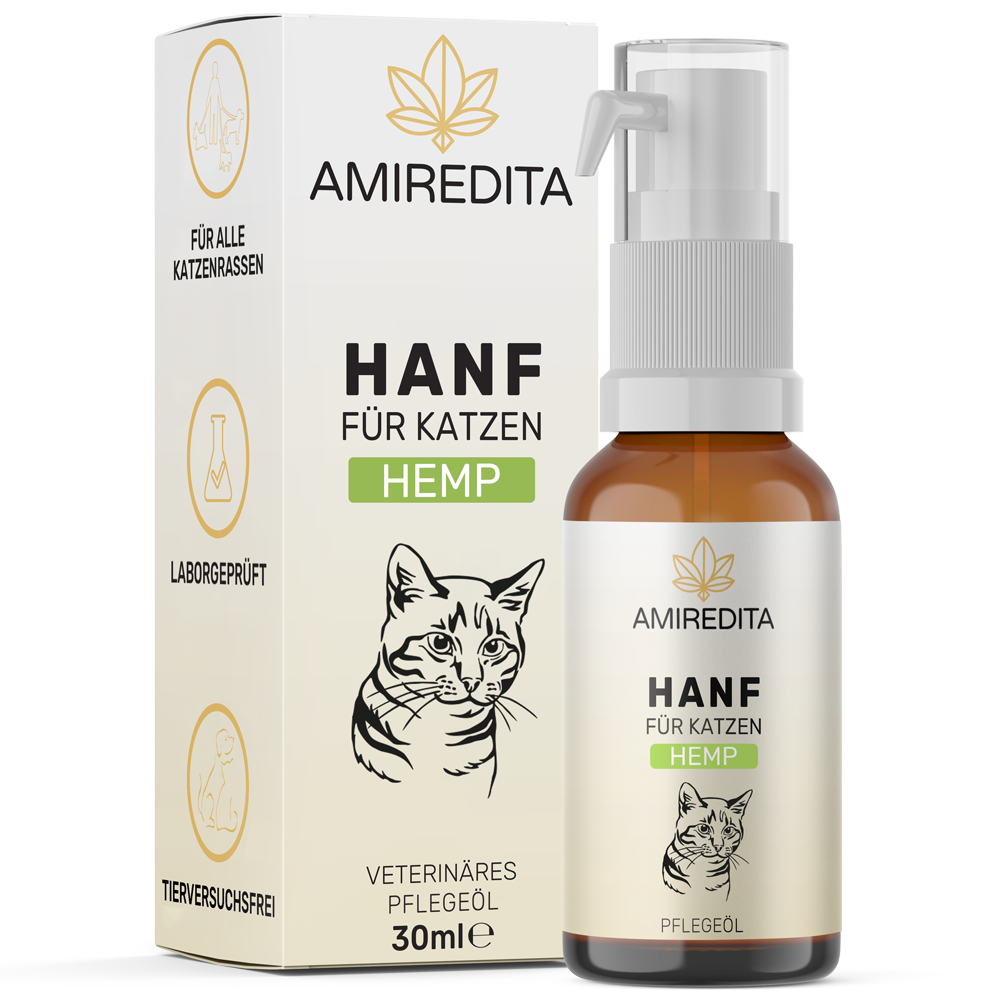 Hanföl für Katzen 2,5% (30ml) - Hanf