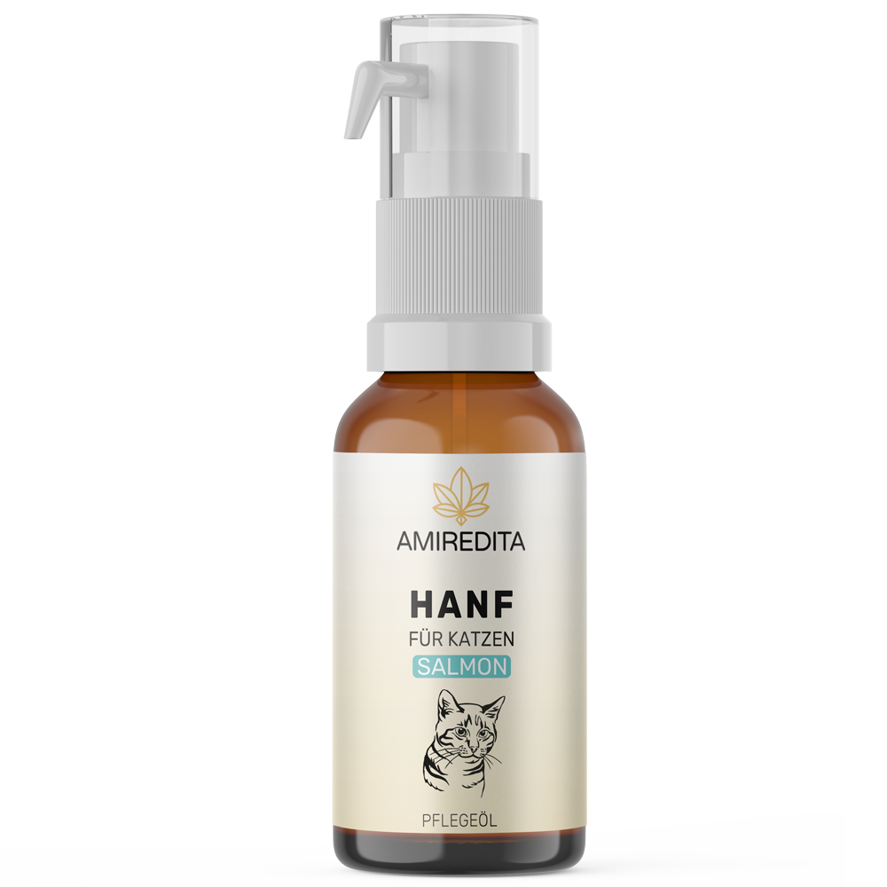 Hanföl für Katzen 2,5% (30ml) - Lachs