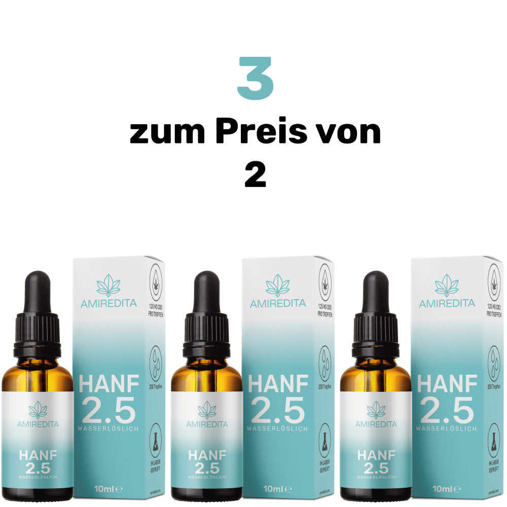 3x Premium Hanf Wasserlöslich