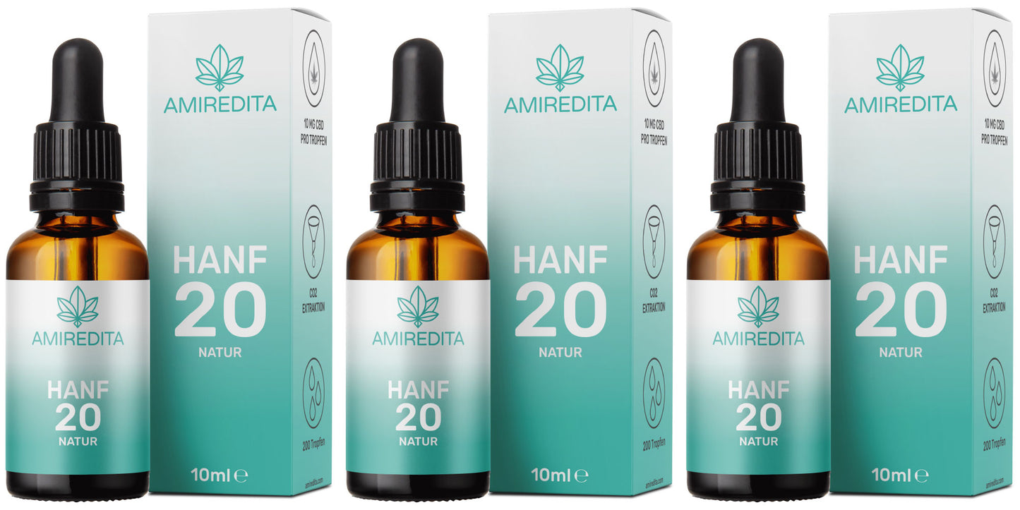 3x Premium Hanföl 2000