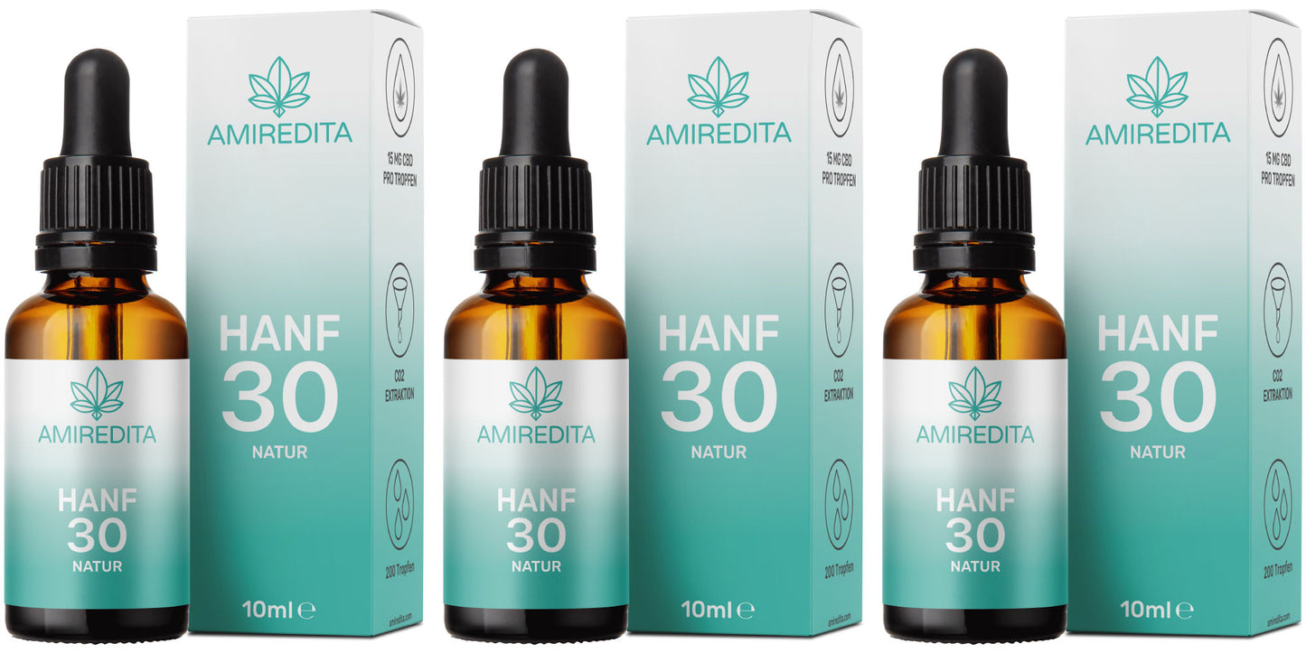 3x Premium Hanföl 3000