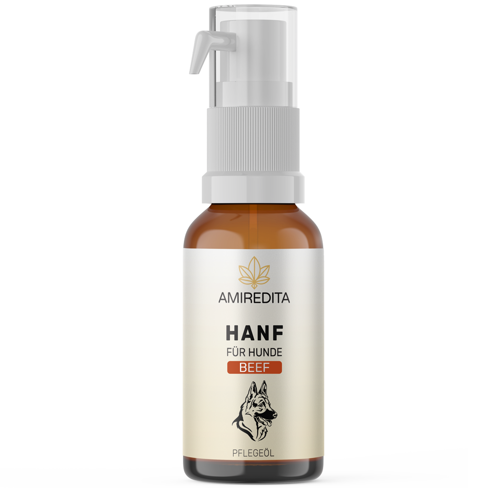 Hanföl für Hunde 5% (30ml) - Beef