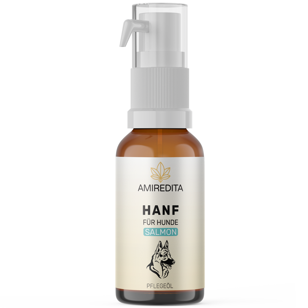 Hanföl für Hunde 5% (30ml) - Lachsaroma