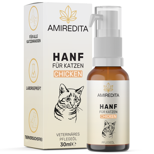 Hanföl für Katzen 2,5% (30ml) - Chicken