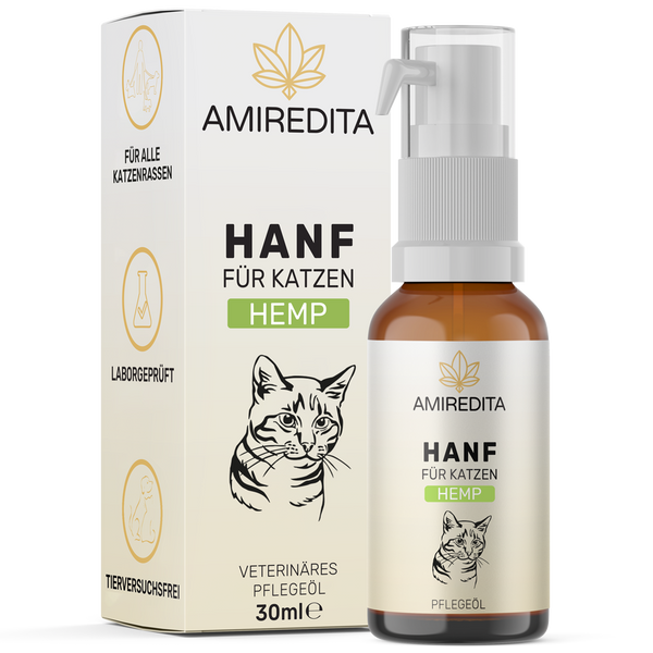 Hanföl für Katzen 2,5% (30ml) - Hanf