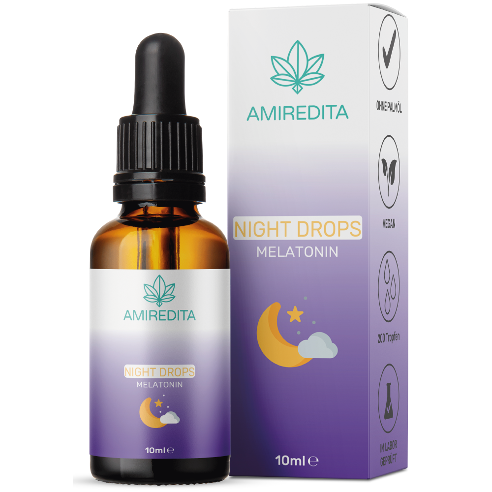 Premium Hemp Night Drops Melatonin