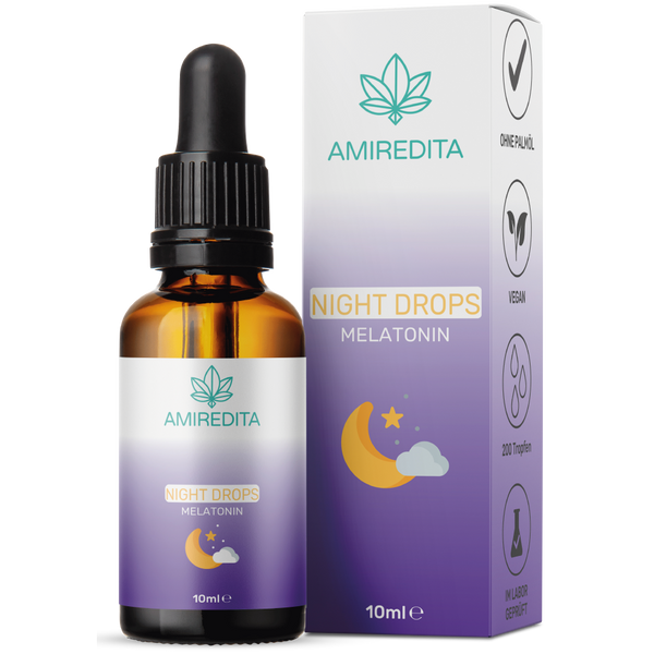 Premium Hemp Night Drops Melatonin